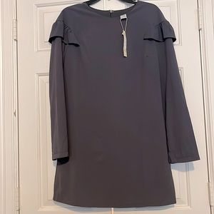 NWT Gray LS sheath dress